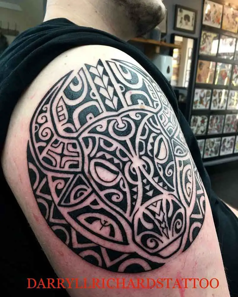 Polynesian Bull Tattoo 2