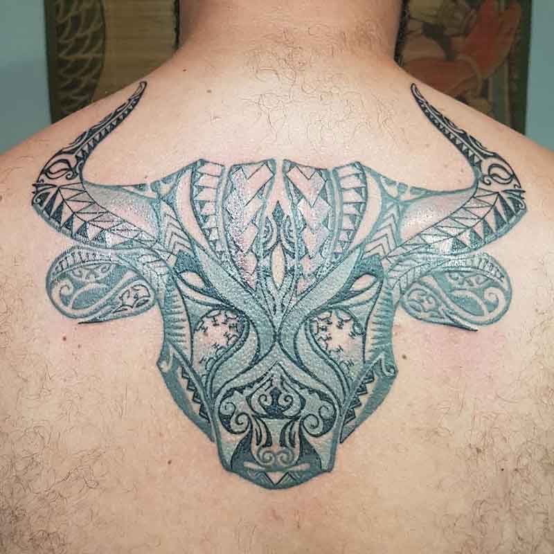 Polynesian Bull Tattoo 3