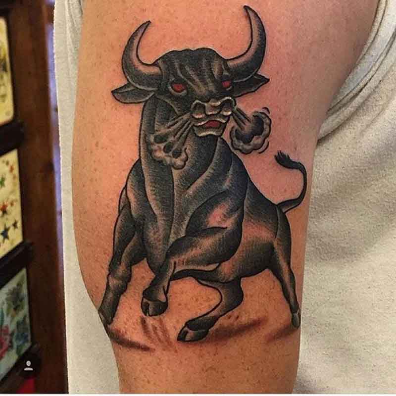 Raging Bull Tattoo 1