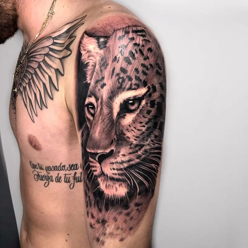 60 Leopard Tattoos For Men  Designs With Strength And Prowess