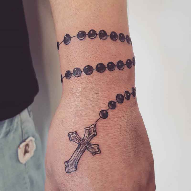 Rosary Cross Tattoo 2