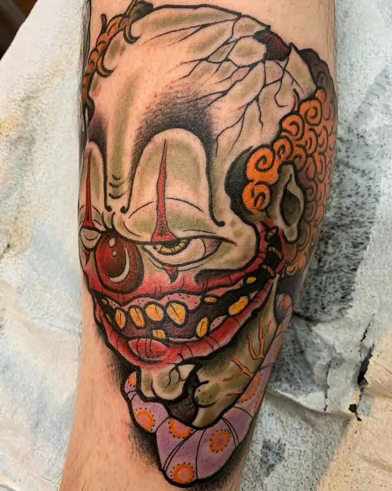 Scary Clown Tattoos 1