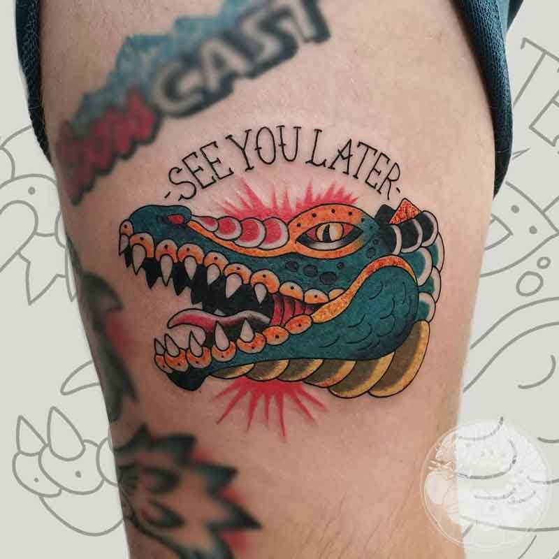 See You Later Alligator Tattoo 1