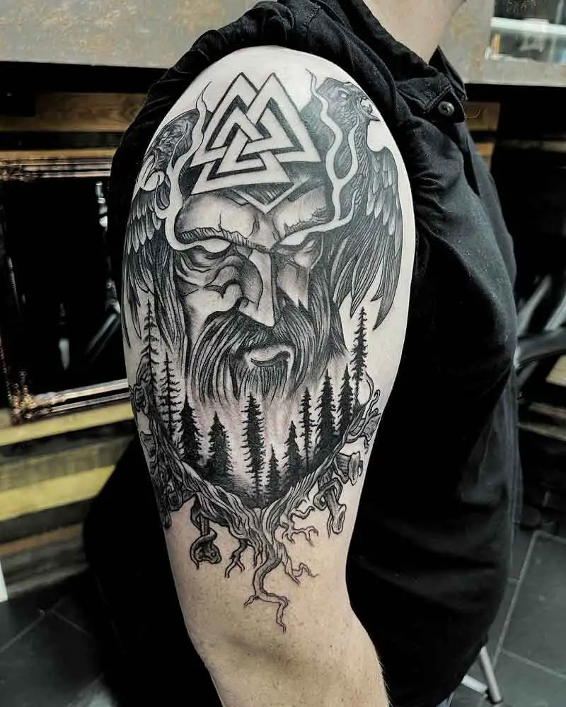 Shoulder Viking Tattoo 2