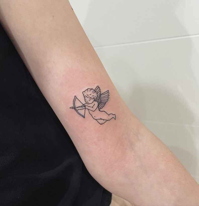 Small Cupid Tattoo 3