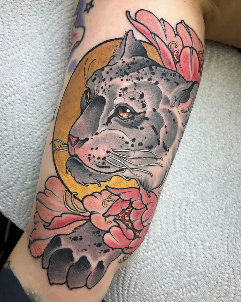 Snow Leopard Tattoo 1