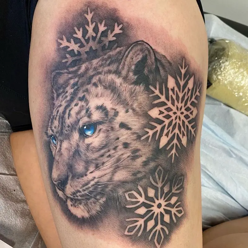 Snow Leopard Tattoo 3