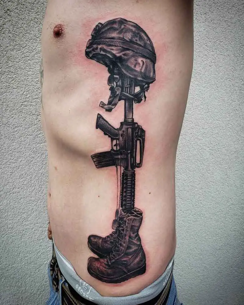Soldiers Cross Tattoo 2