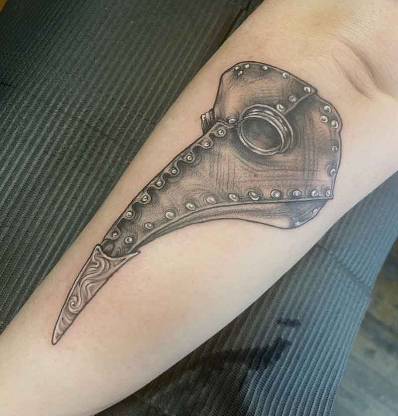 Steampunk Plague Doctor Tattoo 2