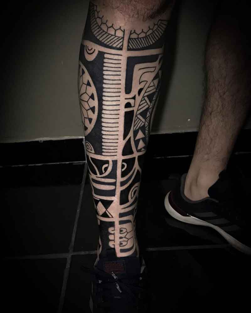 Tattoo Maori Perna 1