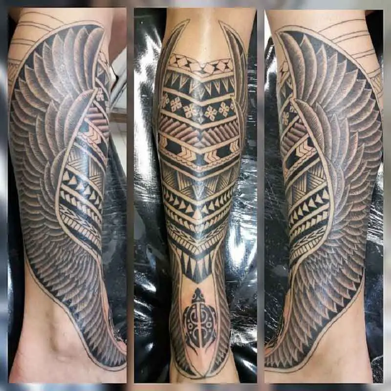 Tattoo Maori Perna 3