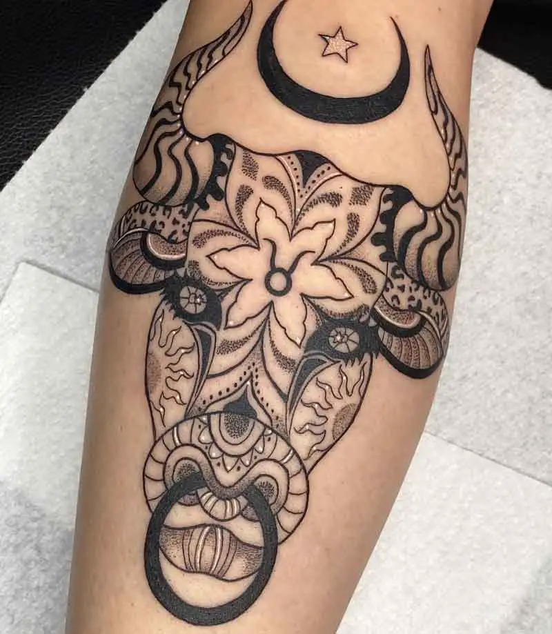 30 Taurus Tattoos That Are As Awesome As The Sign It Represents  100  Tattoos