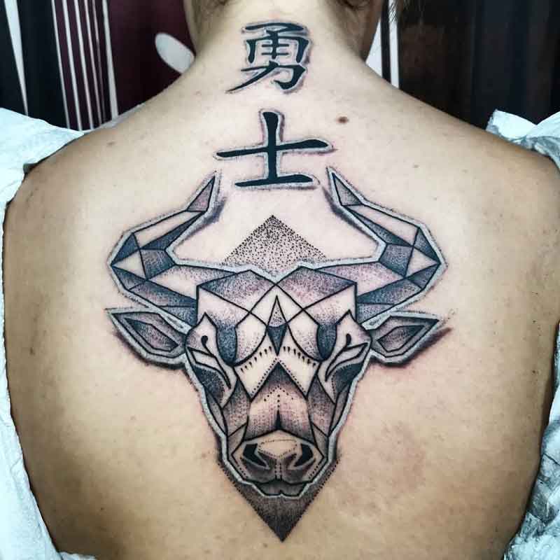 Taurus Geometric Tattoo 2