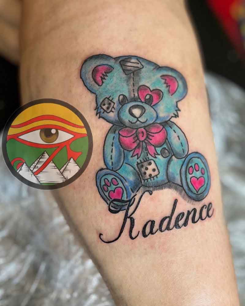 Pink Care Bear Tattoo Idea