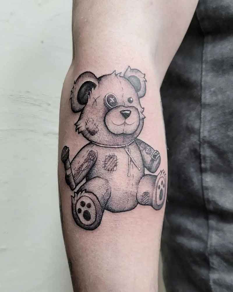 Share 61+ evil bear tattoo super hot - 3tdesign.edu.vn