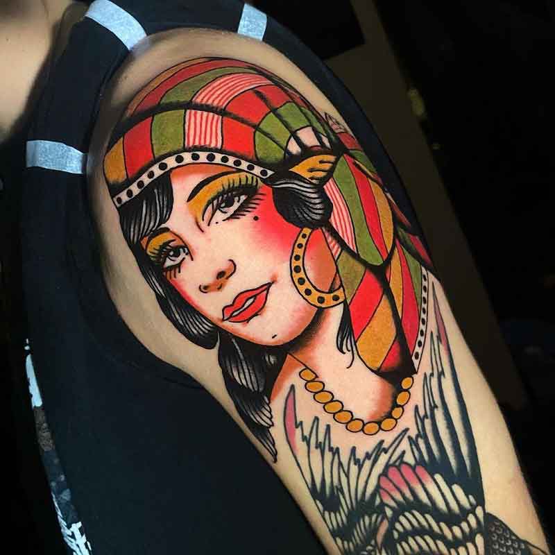 Traditional Gypsy Tattoo 1