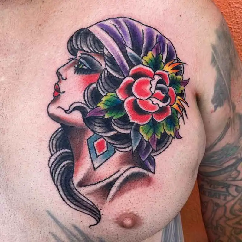 Traditional Gypsy Tattoo 2