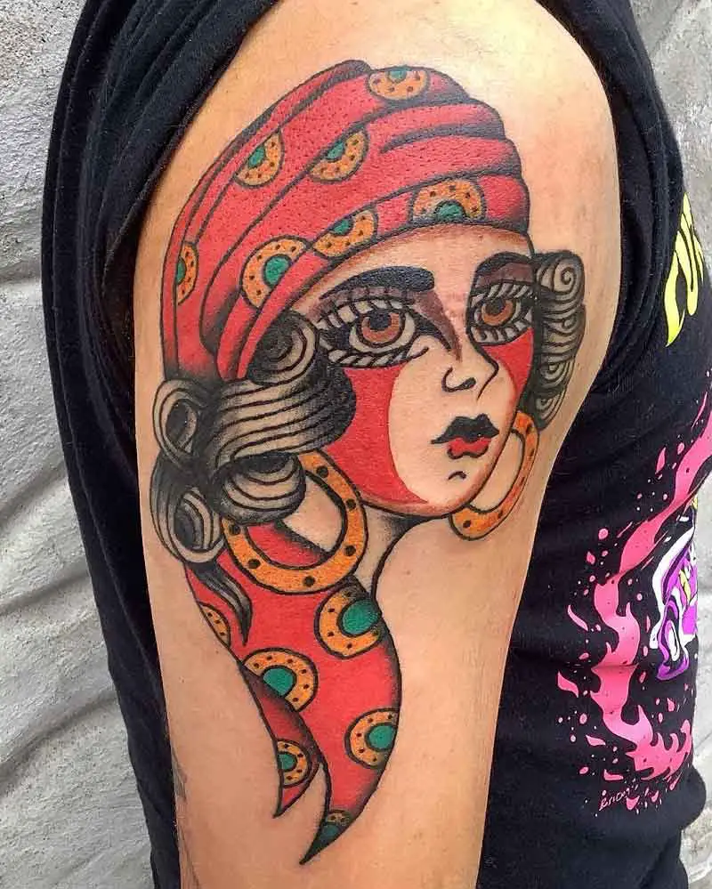 Traditional Gypsy Tattoo 3