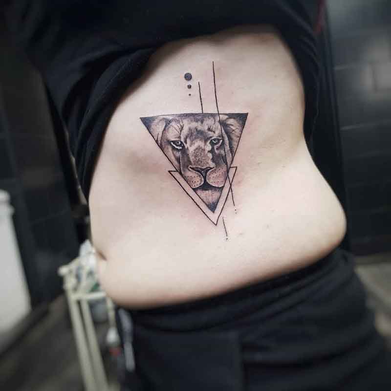 Triangle Geometric Tattoo 2