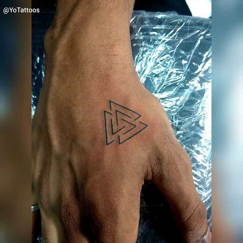Triangle Geometric Tattoo 3