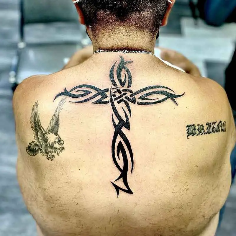 Tribal Cross Tattoo 3