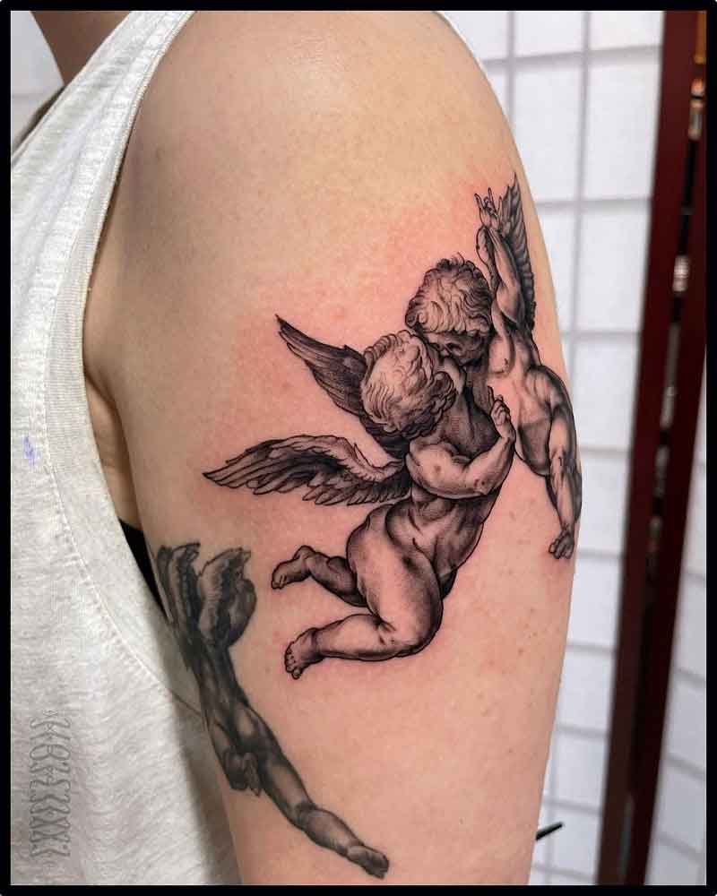 Valentines Day Cupid Tattoo 1