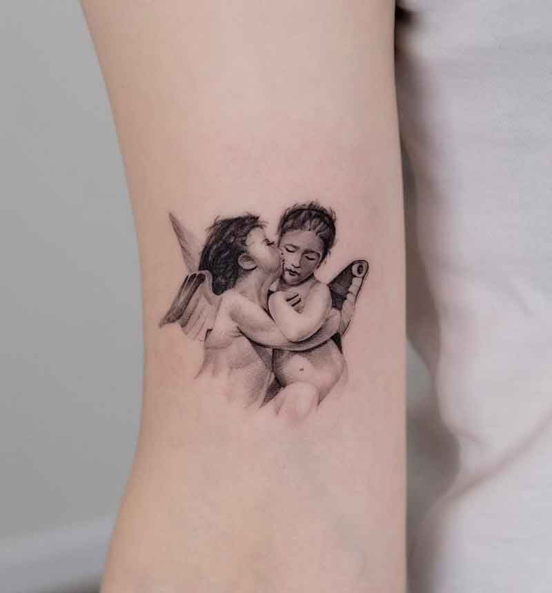 Valentines Day Cupid Tattoo 2