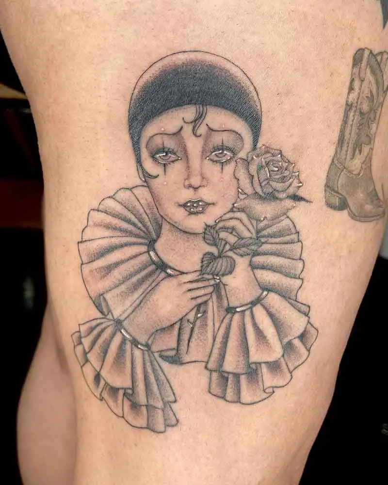 Vintage Clown Tattoo 1