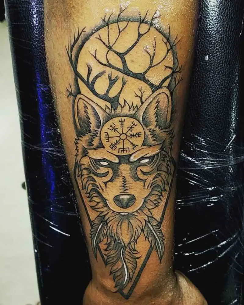 Wolf Viking Tattoo 2