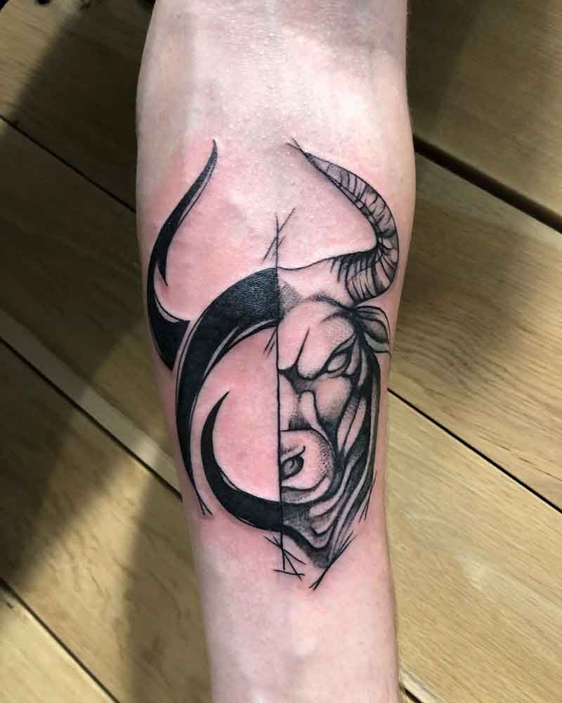 Zodiac Bull Tattoo 2