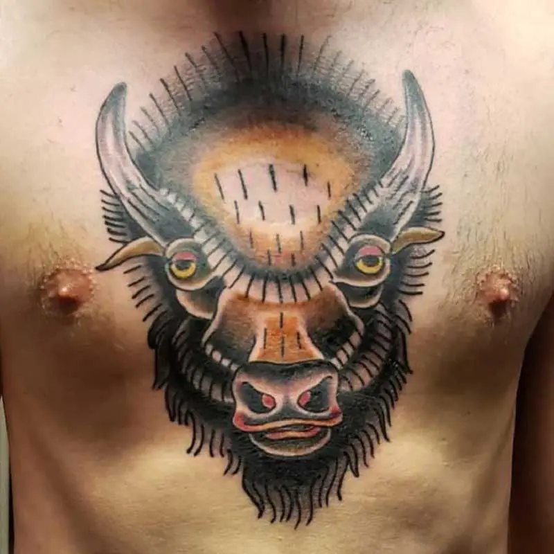 Buffalo tattoo hires stock photography and images  Alamy