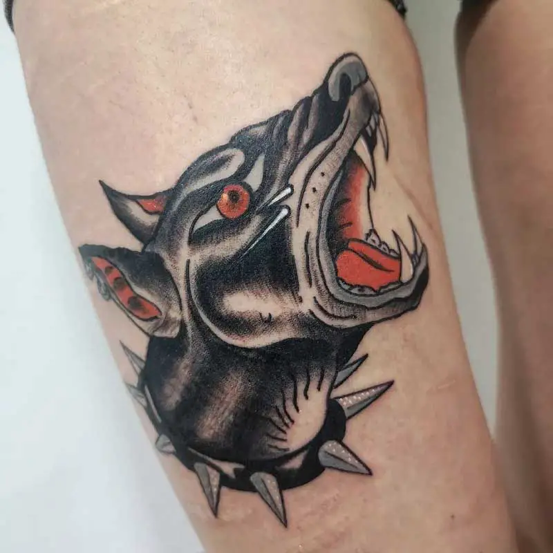 angry-doberman-tattoo-1