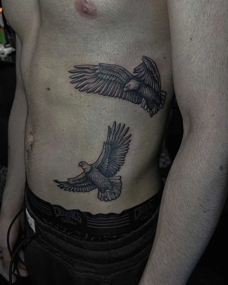 bald-eagle-stomach-tattoo-1