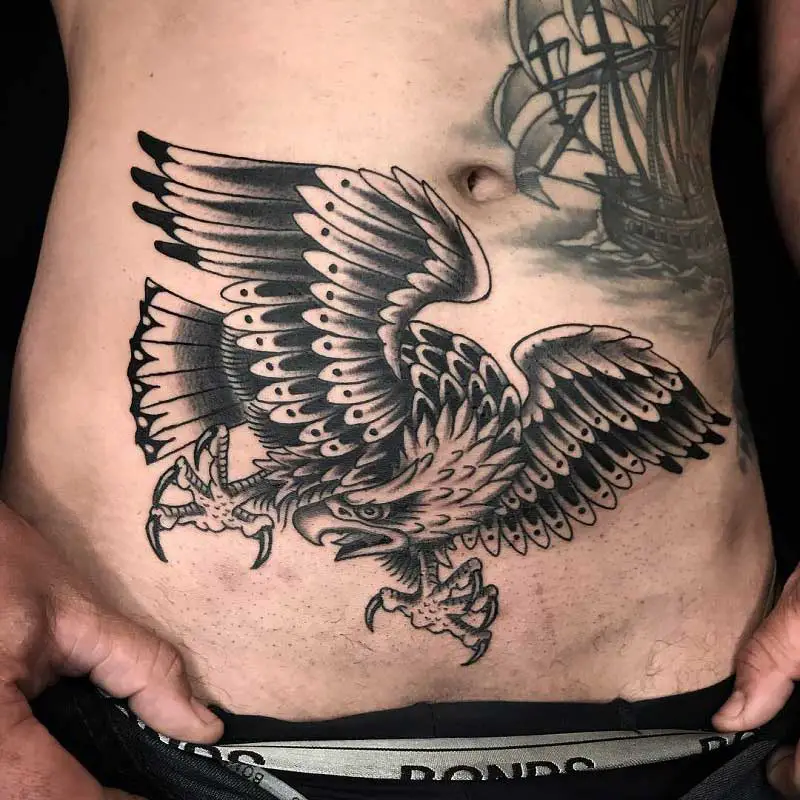 bald-eagle-stomach-tattoo-3