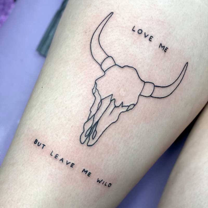 bull-skull-outline-tattoo-3