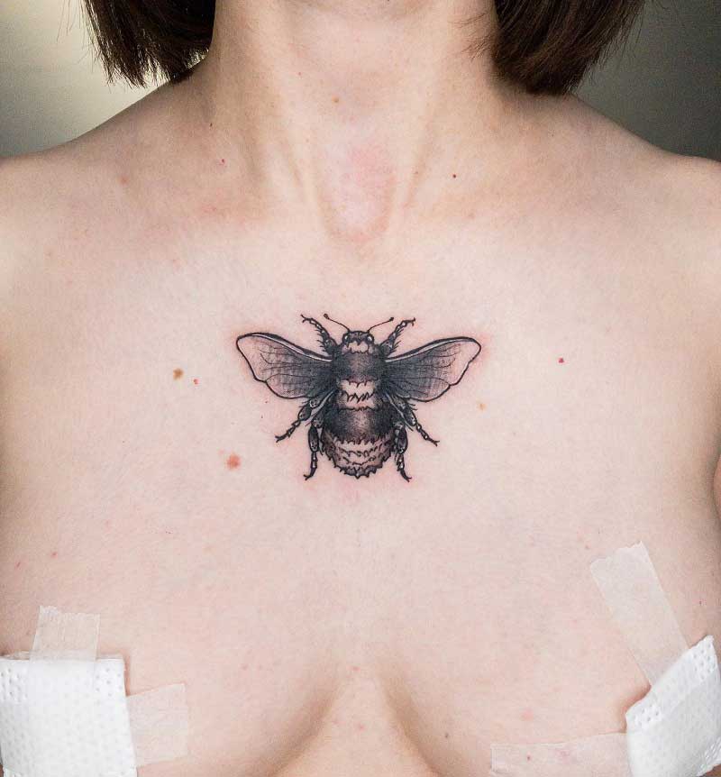 bumble-bee-chest-tattoo-2