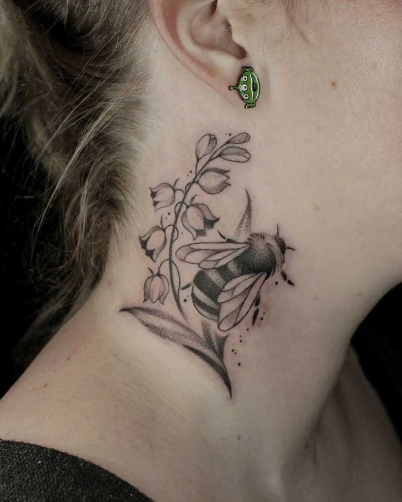 bumble-bee-tattoo-behind-ear-1