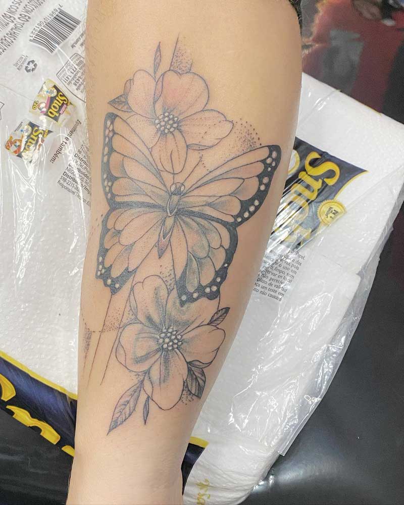 butterfly-lotus-tattoo-2