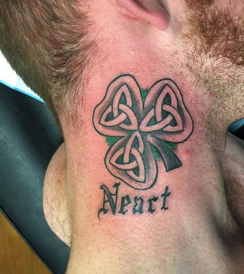 celtic shamrock tattoos for men