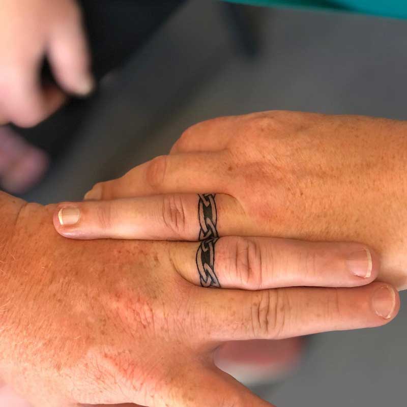 Celtic Wedding Ring Tattoos 2 