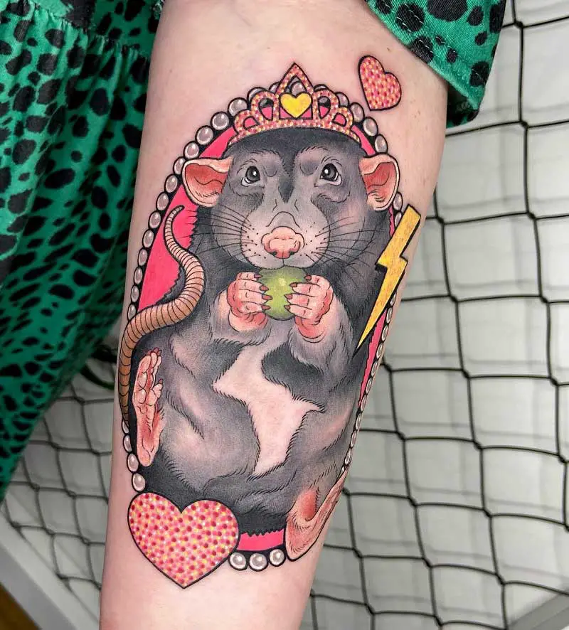 Year of the Dead Rat 2020 by Chad Lenjer at Black Metal Tattoo in  Strongsville OH  rtattoos