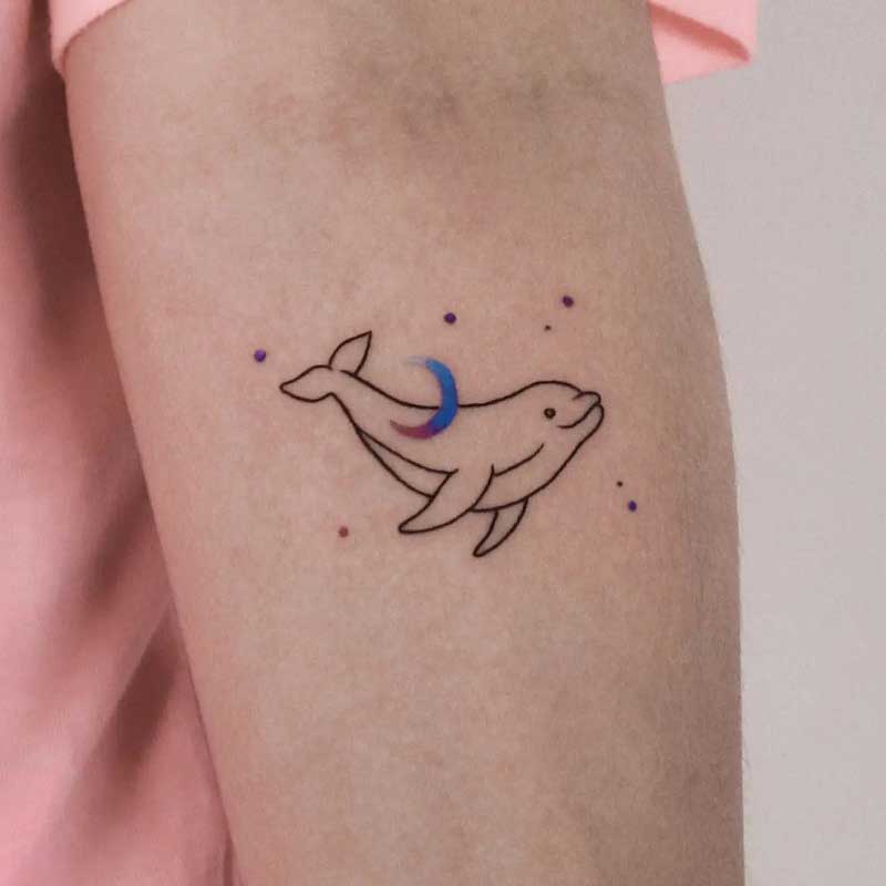 dolphin-outline-tattoo-1