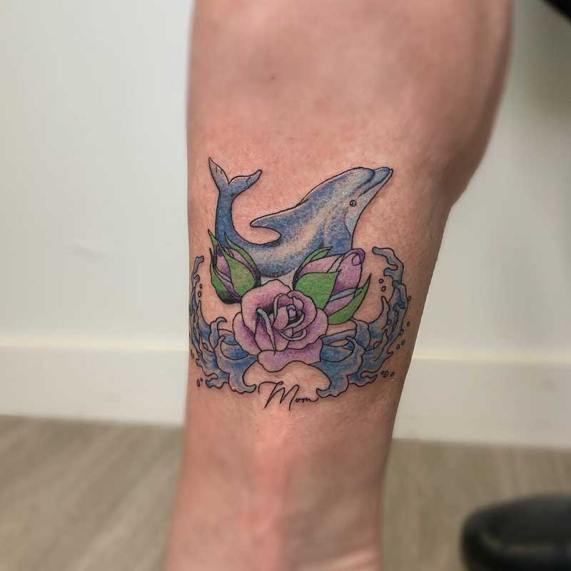 dolphin-rose-tattoo-1