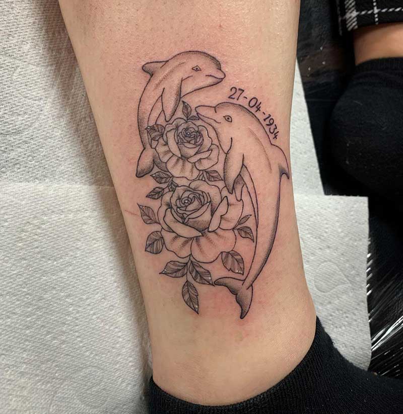 dolphin-rose-tattoo-3