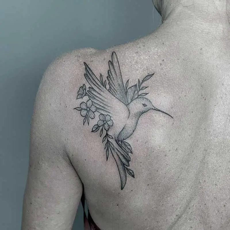 flowers-humming-bird-shoulder-arm-tattoo-1