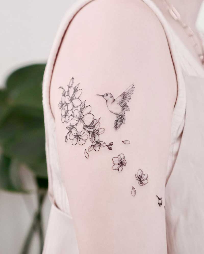 flowers-humming-bird-shoulder-arm-tattoo-3