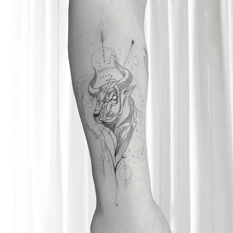 forearm-taurus-tattoo--2