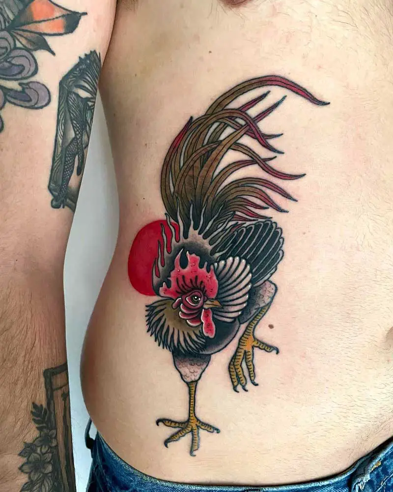 french-rooster-tattoo-3