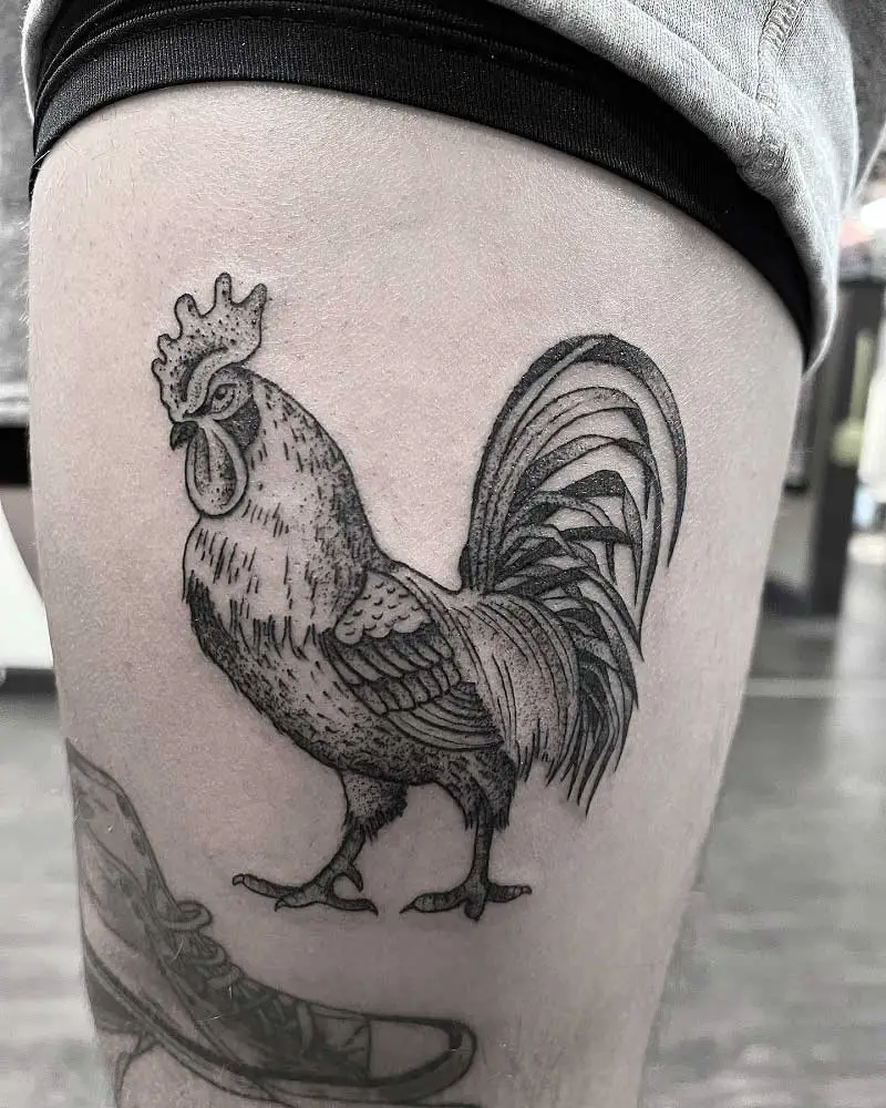 Fighting gamefowl tattoos photos