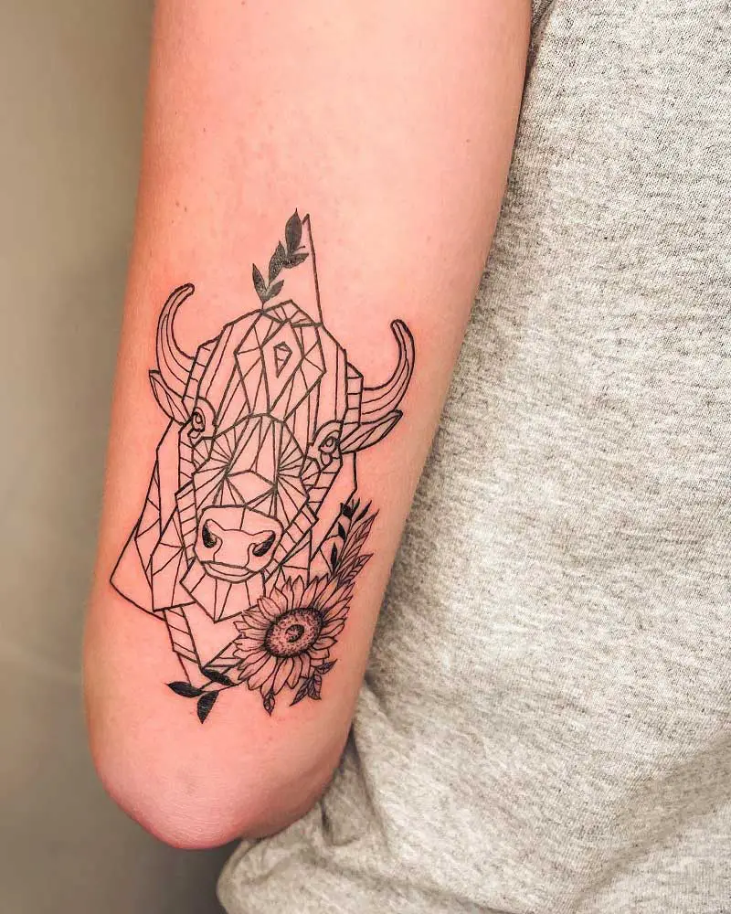 geometric-buffalo-tattoo-1